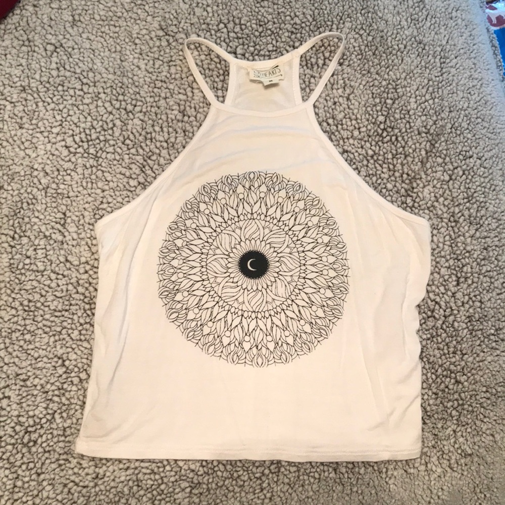 PAC SUN White Crop Top